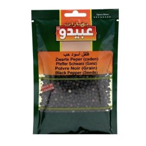 Pimienta negra grano Abido 50gr.